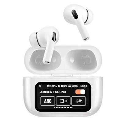 A9 Pro Touch Screen LED Ear Buds | ANC Noise Cancelling Earbuds