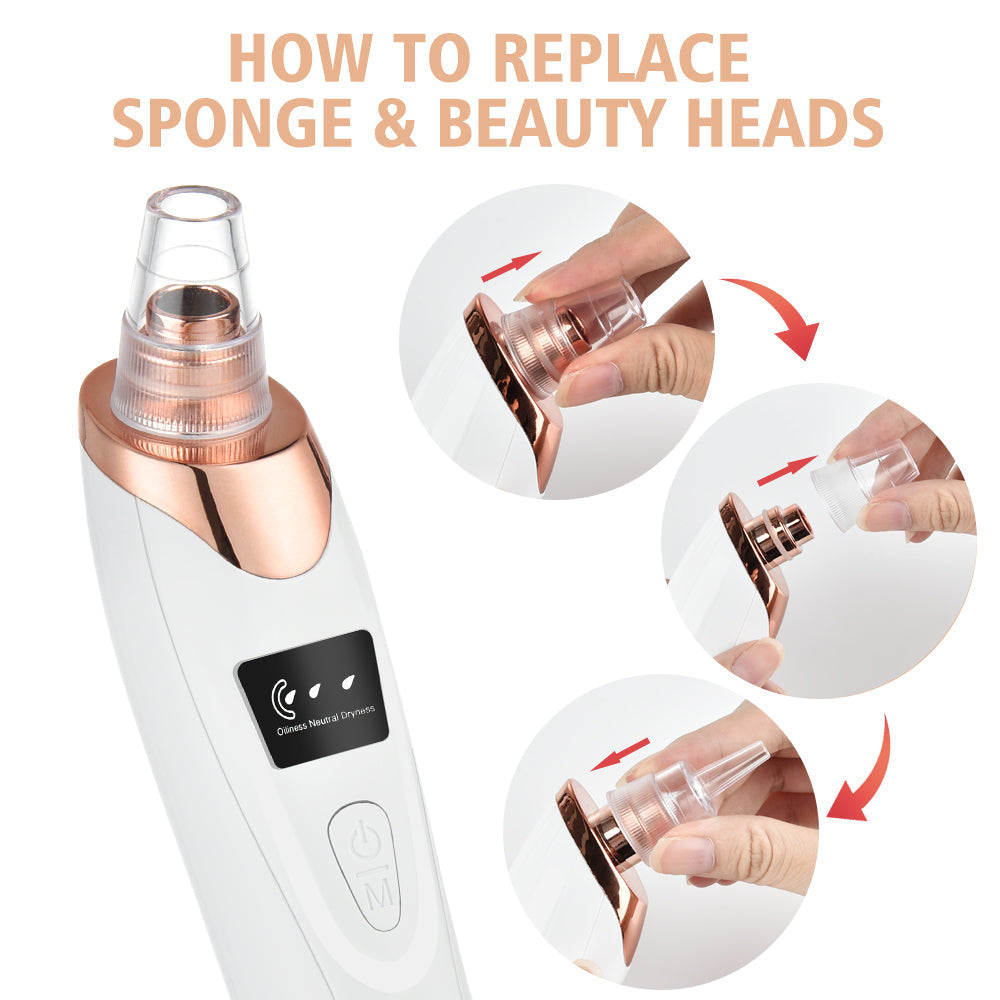 Electric Vacuum Blackhead, Acne, Blackspot Remover | Rechargable